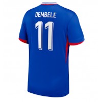 Maglia Calcio Francia Ousmane Dembele #11 Prima Divisa Europei 2024 Manica Corta